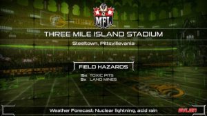 Estadio de los Steelheads en Mutant Football. Fuente: Captura MFL (Switch)