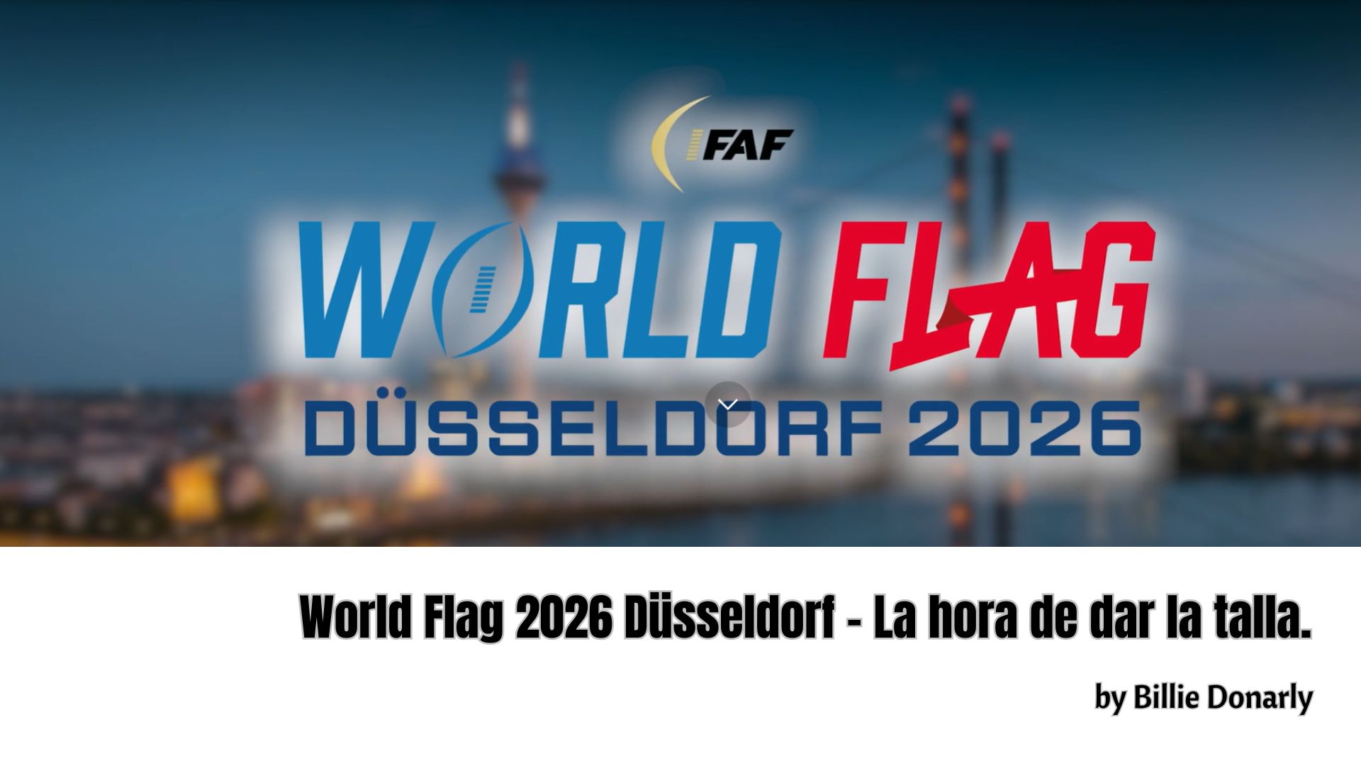 La selección femenina de flag football de España se prepara para el Mundial en Düsseldorf